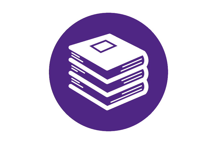 icon of books signifying a stack of policies